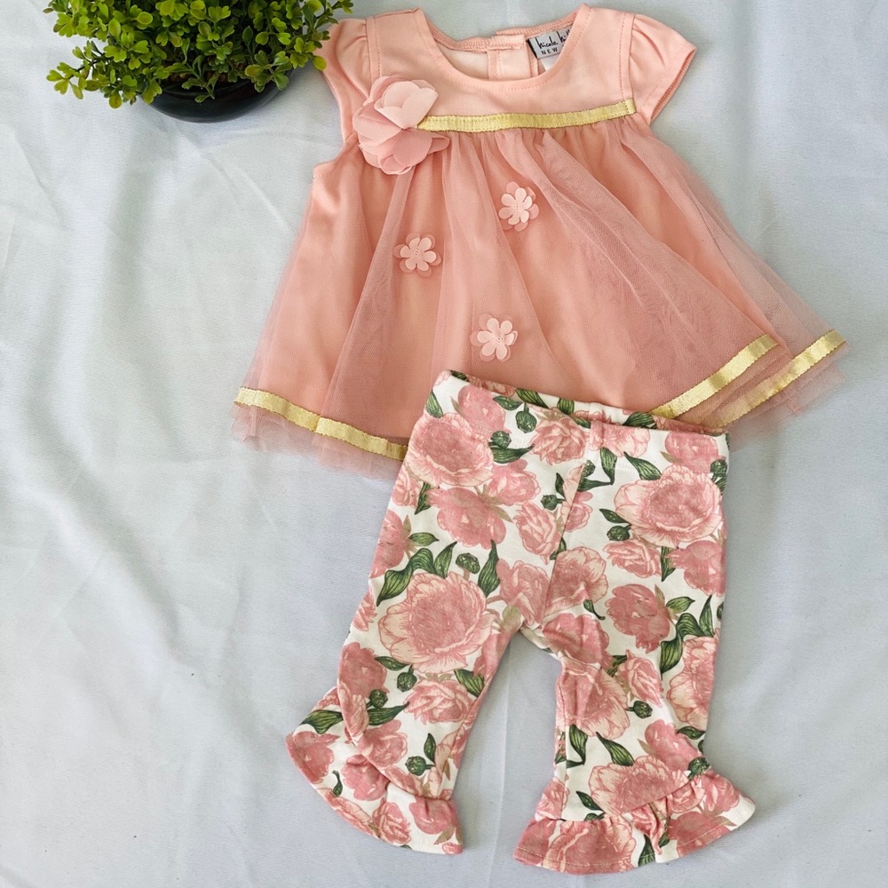 Floral 3 piece outfit